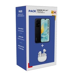 Pack Smartphone Honor 200 Lite 6,7" 5G Double nano SIM 256 Go Noir minuit + Earbuds X5 FNAC