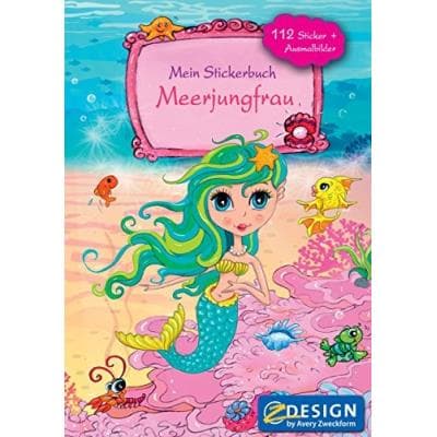 Avery Zweckform 57796 Stickers-Livres De Jeu Pour Enfant Avec Sirène Motivbuch Autocollants, 112
