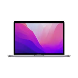 Apple MacBook Pro 13'' 512 Go SSD 8 Go RAM Puce M2 CPU 8 cœurs GPU 10 cœurs Gris sidéral