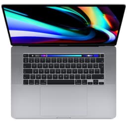 MacBook Pro Touch Bar 16 2019 Core i7 2,6 Ghz 16 Go 512 Go SSD Gris sidéral - Reconditionné avec Batterie Neuve Incluse