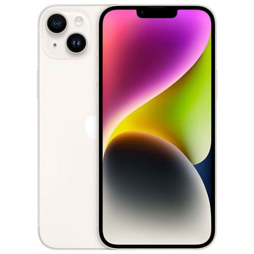 Apple iPhone 14 Plus 6.7" Double SIM 128 Go Blanc Lumière Stellaire Reconditionné Grade A Lagoona