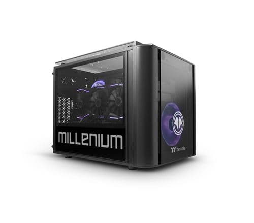 PC Gaming Millenium MM2 Mini Malphite AMD Ryzen 5 16 Go RAM 240 Go SSD + 1 To SATA Noir