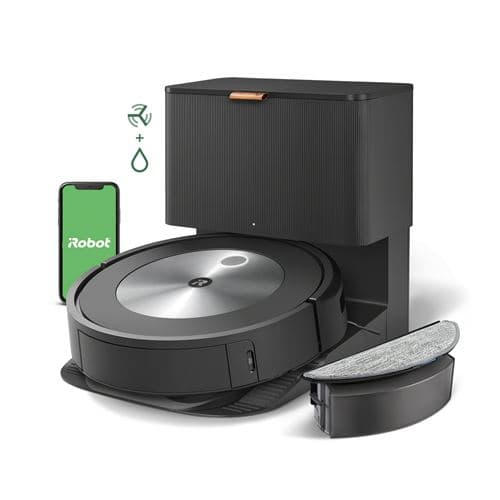 Aspirateur robot et laveur 2-en-1 iRobot Roomba Combo j5+ Noir