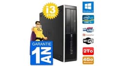 Pc hp compaq 6200 pro sff intel i3-2120 ram 4go disque dur 2to windows 10 wifi