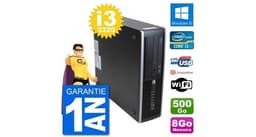 Pc hp 8300 elite sff intel i3-3220 ram 8go disque dur 500go windows 10 wifi