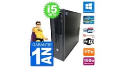 Pc hp elitedesk 800 g1 core i5-4570 ram 16go disque dur 1to windows 10 wifi