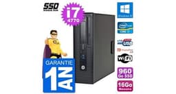 Pc hp elitedesk 800 g1 core i7-4770 ram 16go ssd 960go windows 10 wifi