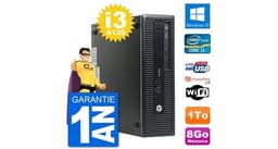 Pc hp elitedesk 800 g1 core i3-4130 ram 8go disque dur 1to windows 10 wifi