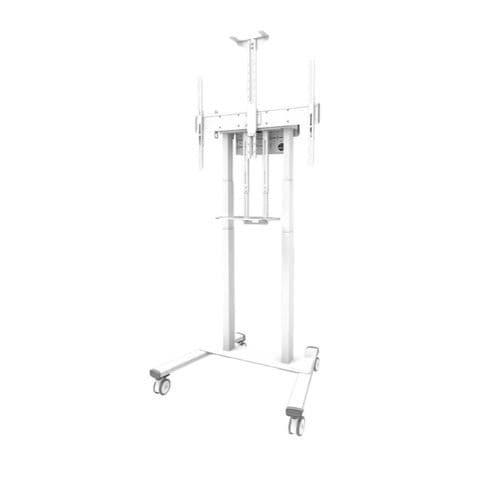 Support au sol motorisé Neomounts FL55-875WH1 pour écrans de 37" à 100" Blanc