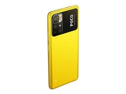 Xiaomi POCO M4 Pro 5G - 5G smartphone - double SIM - RAM 4 Go / Mémoire interne 64 Go - microSD slot - Écran LCD - 6.6" - 2400 x 1080 pixels (90 Hz) - 2x caméras arrière 50 MP, 8 MP - front camera 16 MP - jaune poco
