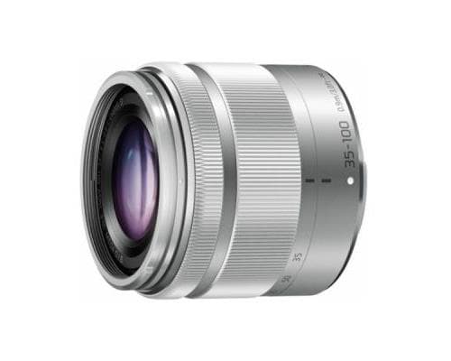 Objectif hybride Panasonic 35-100 mm f/4-5.6 ASPH O.I.S. Argent
