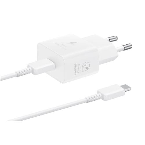 Adaptateur secteur Samsung EP-T2510 avec câble 25 W Blanc