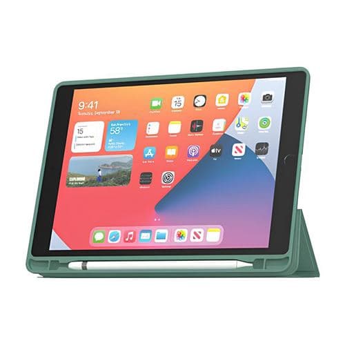 Folio SlimSkin MW pour iPad 10.2" 7ème génération 8ème génération 9ème génération 2019 2020 et 2021 Vert
