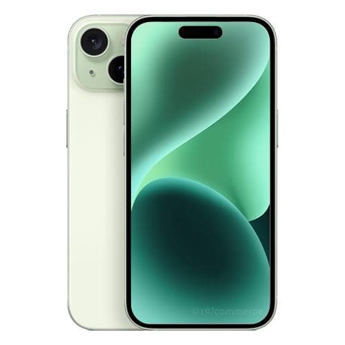 Apple iPhone 15 6,1'' 128 Go vert Reconditionnné avec Batterie neuve