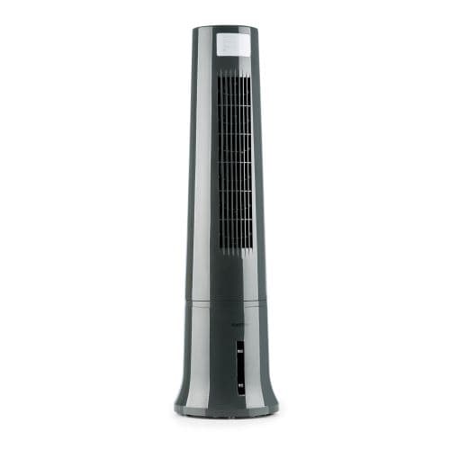 Rafraîchisseur d'air - Klarstein Highrise - Ventilateur - 35W - Humidificateur - 530m³/h - Refroidisseur d'air - Mobile - Minuterie - Télécommande - Gris