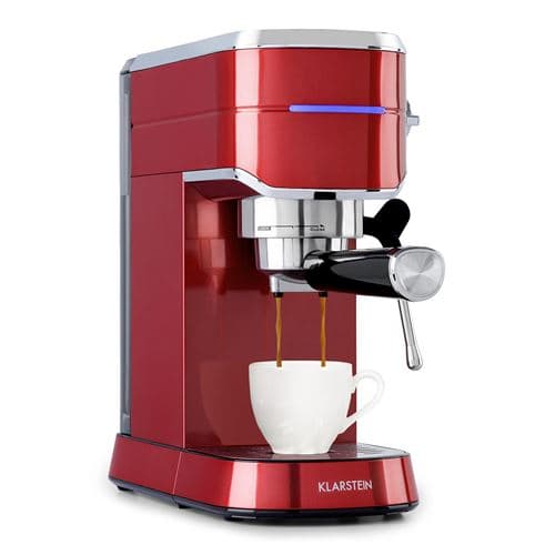 Machine à expresso - Klarstein - 1450W - Pression 20 bars - Rouge