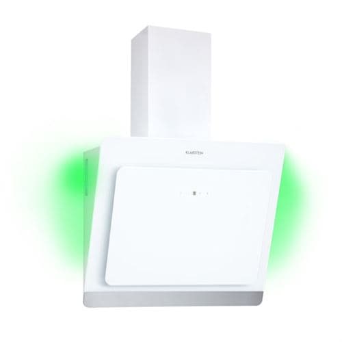 Hotte aspirante - Klarstein Aurora Eco 60 - 550 m³/h - 60 cm - éclairage LED - Blanc