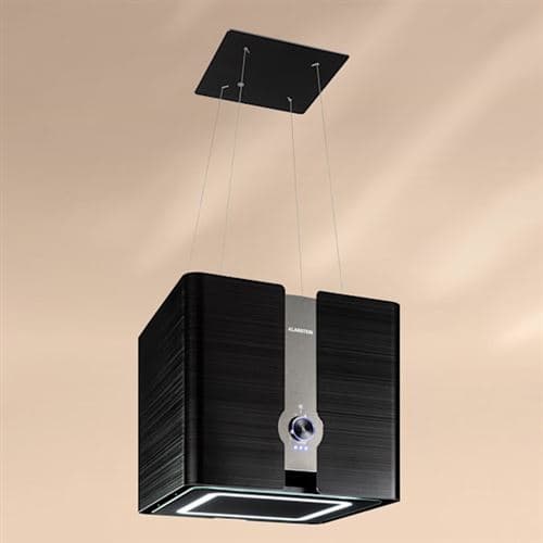 Hotte d'îlot - Klarstein Futurelight Smart - recyclage d'air - 420 m³/h - LED - Contrôle via app