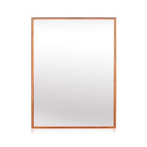 Miroir mural - Croxley Casa Chic by Blumfeldt - cadre métallique - 90 x 60 cm - Doré Rose