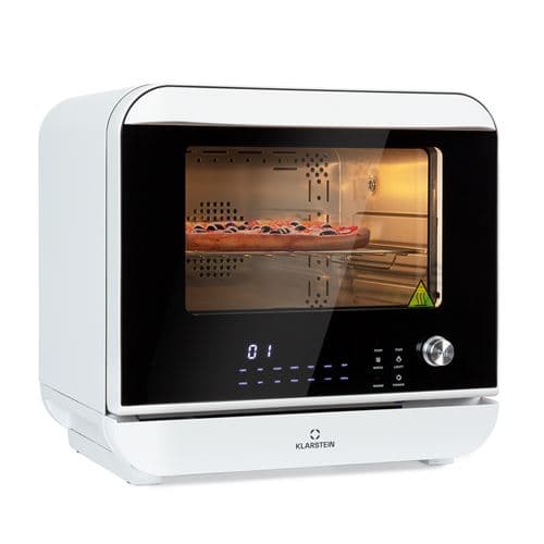 irfryer Klarstein Vita Pro 2450W Cuiseur vapeur - 14 programmes Blanc