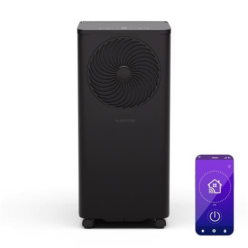 Klarstein Aero Ring 7K Climatiseur 7000 BTU mobile et smart pour max. 25 m² avec commande vocale