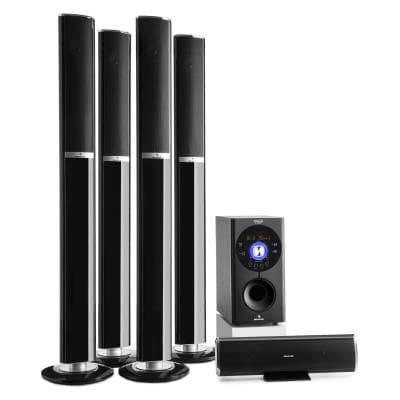 auna Areal 652 Système d’enceintes home cinema 5.1 Bluetooth USB SD AUX 145W