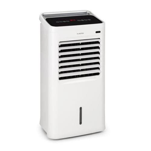 Rafraîchisseur d'air mobile - Klarstein - Ventilateur - Humidificateur - 222 m³/h - 9L - Télécommande - Blanc