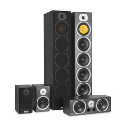 auna V9B Pack 5 enceintes HiFi home cinema son surround 88dB 440W RMS - noir