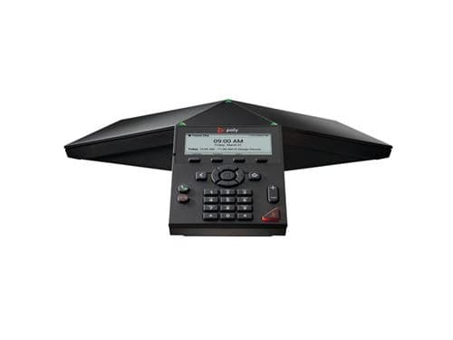 HP Poly Trio 8300 - Téléphone VoIP de conférence - avec Interface Bluetooth - (conférence) à trois capacité d'appel - SIP, SRTP, SDP - 3 lignes - noir