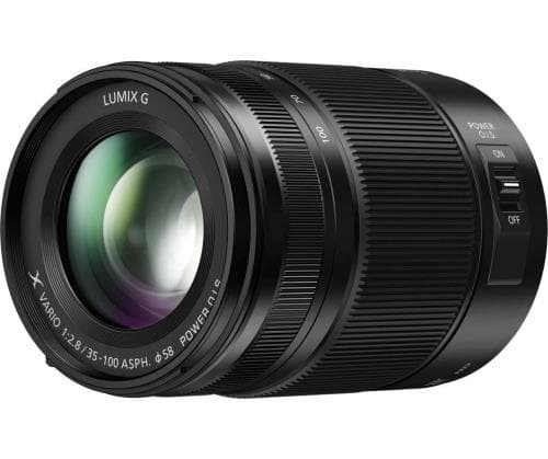 Objectif hybride Panasonic Lumix GX Vario 35-100mm f/2.8 II ASPH Power OIS noir