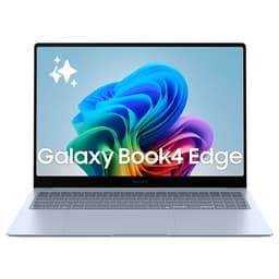 PC Portable Samsung Galaxy Book4 Edge 16" Ecran tactile Copilot+ PC Snapdragon® X Elite 16 Go RAM 512 Go SSD Gris Glacier