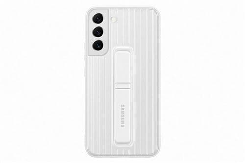 Coque renforcée Fonction stand pour Samsung Galaxy S22+ Blanc