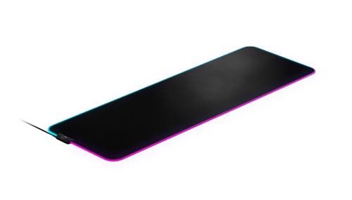 Tapis de souris gamer SteelSeries QcK Prism Tissu XL Noir