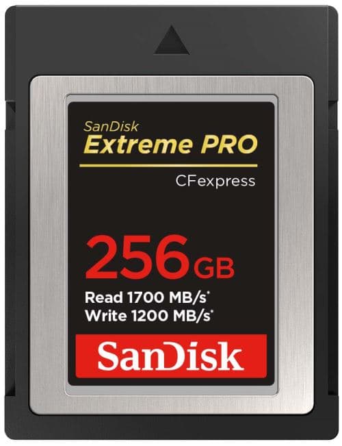 Carte Extreme Pro SanDisk CFexpress type B 256 Go