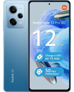 Smartphone Xiaomi Redmi Note 12 Pro 6,67" 5G Double nano SIM 128 Go Bleu