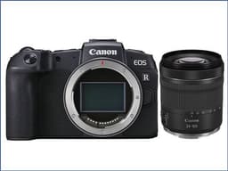 Canon EOS RP - Appareil photo numérique - sans miroir - 26.2 MP - Cadre plein - 4K / 25 pi/s - 4.3x zoom optique objectif RF 24-105 mm F4-7.1 IS STM - Wi-Fi, Bluetooth