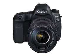 Canon EOS 5D Mark IV - Appareil photo numérique - Reflex - 30.4 MP - Cadre plein - 4K / 30 pi/s - 4.3x zoom optique EF 24-105 mm F/lentille 4 L IS II USM - Wi-Fi, NFC