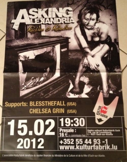Asking Alexandria - 70x100 cm - AFFICHE / POSTER