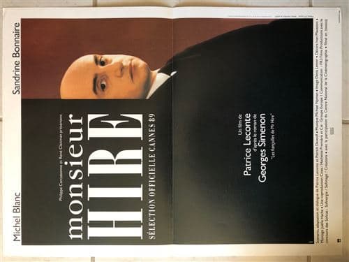 Monsieur Hire - AFFICHE CINEMA ORIGINALE