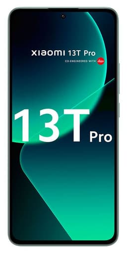 Xiaomi 13T Pro - 5G smartphone - double SIM - RAM 12 Go / Mémoire interne 512 Go - écran OEL - 6.67" - 2712 x 1220 pixels (144 Hz) - 3 x caméras arrière 50 MP, 50 MP, 12 MP - front camera 20 MP - vert prairie