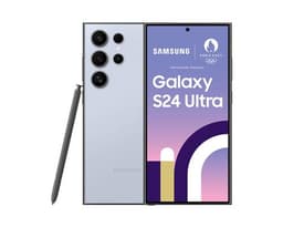 Samsung Galaxy S24 Ultra - Online Exclusive - 5G smartphone - double SIM - RAM 12 Go / Mémoire interne 512 Go - écran OEL - 6.8" - 3120 x 1440 pixels (120 Hz) - 4x caméras arrière 200 MP, 50 MP, 12 MP, 10 MP - front camera 12 MP - bleu titane