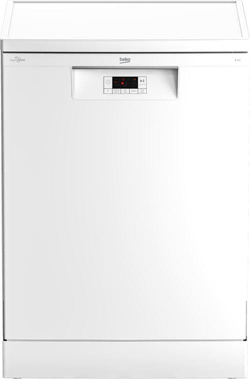 Lave-vaisselle 60 cm, pose-libre, 14 couverts, 6 programmes, 5 temperatures, affichage LED, coloris blanc