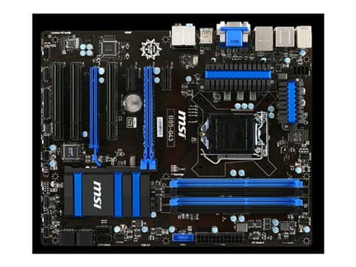MSI B85-G43 - Carte-mère - ATX - Socket LGA1150 - B85 Chipset - USB 3.0 - Gigabit LAN - carte graphique embarquée (unité centrale requise) - audio HD (8 canaux)