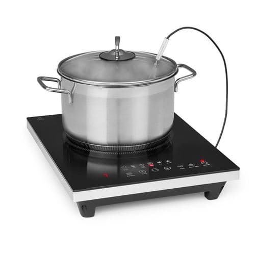 Table de cuisson - Klarstein Cook n Roll - Plaque vitrocéramique - 2000W - Minuterie - Noir