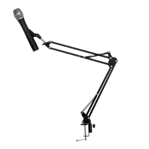 Prost-1. 2 perchette de microphone dispositif de fixation 1,5 kg 35x35 cm – noir