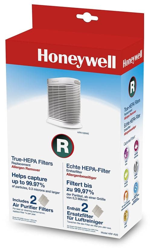 Honeywell - 2 filtres hepa pour purificateur d'air - hrf-r2e