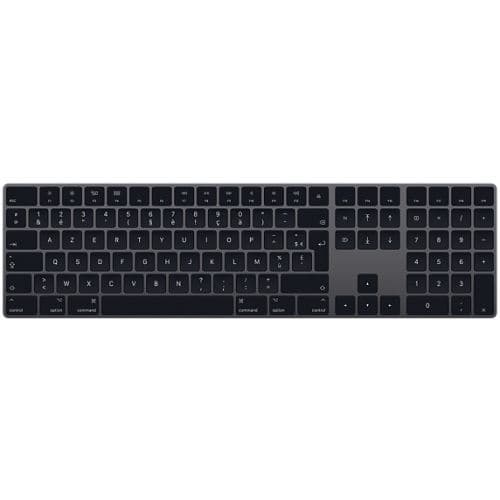 Clavier Apple Magic Keyboard avec pavé numérique Gris Sidéral