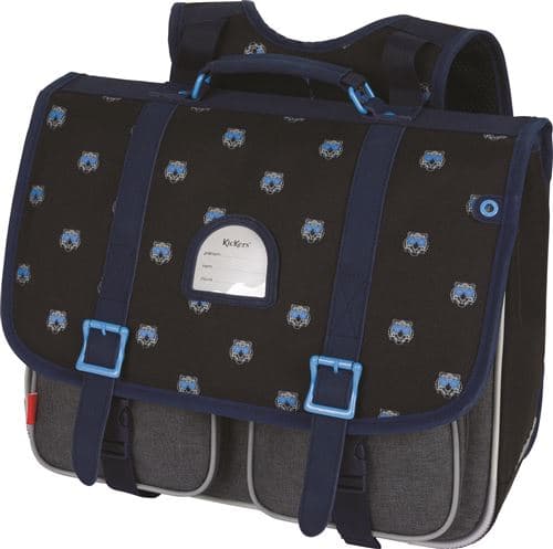 Cartable scolaire Oberthur Kickers Boy Print 38 cm Bleu et Gris