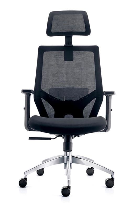 Chaise de travail ergonomique Urban Factory Noir