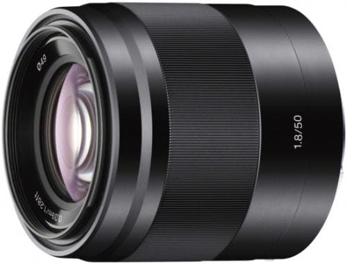 Objectif hybride Sony E 50mm f/1.8 OSS Noir
